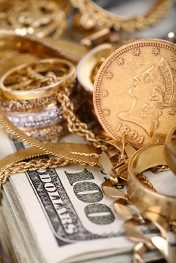 Gold, silver and platinum jewelry